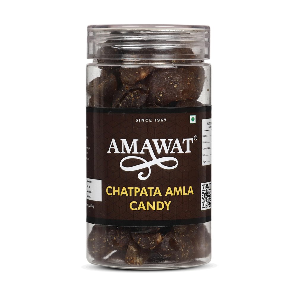 AMAWAT Chatpata Amla Candy (150gm) | Goosebery Tangy Toffee | Tasty Fruit toffee Amla Candy For Kids And Your Family