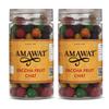 AMAWAT Kaccha Fruit Chat (300gm; Pack of 2) | Mix Fruit Digestive Candy | Digestive Churan Goli | All Flavors Fruit Digestive Candy view 1
