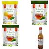 32 Baar Tulsi & Jasmine & Turmeric Flavoured Tea + Apple Cider Vinegar Combo | Green Tea & Organic Apple Cider Vinegar | Antioxidant-Rich view 1