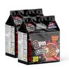 2PM - Korean Ramen Noodles - Including Dehydrated Vegetables & Seaweed - Instant 2X Spicy Ramen - 5 packet family Pack - Pack of 2 view 1