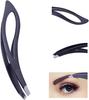 Black Eyebrow Tweezer Set for Women, Precision Tweezer for Eyebrows Daily Beauty Tools Tweezers Women's Shave and Hair Removal view 2