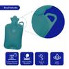 1MG TATA Hot Water Bag (2Ltr) | Heating Bag For Period Cramps & Pain Relief | Leak- Proof Design With Additional Washer & Fishtail Inlet| Long Heat Retention | For Back, Neck & Joint Pain | Teal view 4