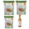 32 Baar Ginger & Peppermint & Turmeric Flavoured Tea + Apple Cider Vinegar Combo | Green Tea & Organic Apple Cider Vinegar | Antioxidant-Rich view 1