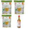 32 Baar Chamomile & Ginger & Jasmine Flavoured Tea + Apple Cider Vinegar Combo | Green Tea & Organic Apple Cider Vinegar | Antioxidant-Rich view 1