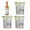 32 Baar Ginger & Peppermint & Jasmine Flavoured Tea + Apple Cider Vinegar Combo | Green Tea & Organic Apple Cider Vinegar | Antioxidant-Rich view 2