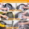 FEXMY Multipurpose Wire Dishwashing Rags for Wet and Dry - Stainless Steel Scrubber, Non-Scratch Wire Dishcloth for Washing Dishes, Sinks, Counters - Easy Rinsing, Machine Washable (Pack of 3 pcs) view 2