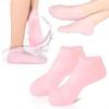 SEFLICA Silicone Socks For Women, Moisturizing Foot Socks, Soft Gel Socks, Aloe Socks, Women Spa Pedicure Socks Multicolor (Silicon socks, 1, count) (Thin Gel Socks, 1 Pair, Pink) view 1