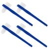 FORZARAGAZZI 4 Pcs Portable Cleaning Brush Denture Brush Portable Denture Toothbrush Double Heads Cleaning Brush Portable Toothbrush Manual Toothbrushes Small Denture Cleaning Brush Aldult Pp view 1