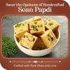 ASHA SWEETS Premium Handcrafted Soan Papdi (250gm X Pack of 1) |Exclusive Sweets Gift Box for any Occasion & Celebration| Soan Papdi Made With Pure Ghee And Dry Fruits, Indian Mithai Ready to Eat, Traditional Indian Sweets With Fresh Ingredients view 2