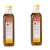 AKSHAYA Wood Cold Pressed Castor Oil | Vanta Aamudamu Tel | Traditional Wooden Extraction for Hair Massage Skin Care Daily Use | Natural Edible Oil | Plastic Jar | 500ml Each | Pack of 2 view 1