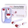 4 in 1 Derma Roller Microneedling Kit - Micro Needle Microdermabrasion Roller for Skin Repair, Face, Hair & Beard Growth | Reduces Acne Scars - 3 Replaceable Heads (4 In 1 Derma Roller) view 1