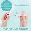 4 in 1 Derma Roller Microneedling Kit - Micro Needle Microdermabrasion Roller for Skin Repair, Face, Hair & Beard Growth | Reduces Acne Scars - 3 Replaceable Heads (4 In 1 Derma Roller) view 2