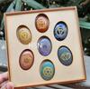 7 Chakra Engraved Reiki Crystal Set - Healing Gemstones for Reiki and Crystal Healing