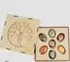 7 Chakra Engraved Reiki Crystal Set - Healing Gemstones for Reiki and Crystal Healing view 2