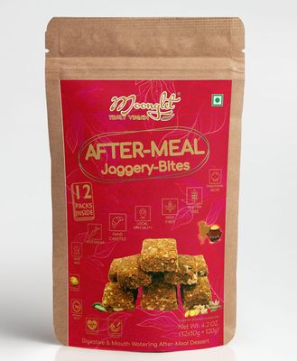 Aftermeal Masala Jaggery Bites, Ayurvedic, Digestive and Immunity Booster, Guilt-Free Sweets with Ghee (pack of 3)