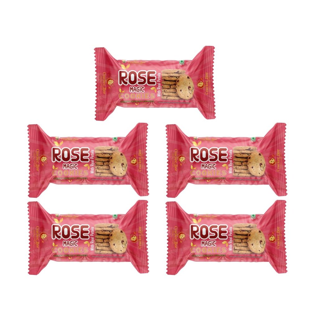 Cracker Bee Rose Magic Cookies, 75g (Pack of 5)
