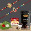 Anshri 1 * 24.P Rakhi Combo Bhai Bhabhi Rakhi Set, Rakhi for Brother Chocolate Gift Rakhi Set of 2Rakhi Combo Bhai Bhabhi Rakhi Set, Rakhi for Brother Chocolate Gift Rakhi Set of 2 view 1