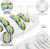 LRK Manual Foot Massager Roller Pain Relief Massager Tool Leg Massager Acupressure Point Device Relaxation Health Body Stress Buster Deep Kneading Stress Relief Massager, Multicolour view 2