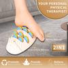 LRK Manual Foot Massager Roller Pain Relief Massager Tool Leg Massager Acupressure Point Device Relaxation Health Body Stress Buster Deep Kneading Stress Relief Massager, Multicolour view 4