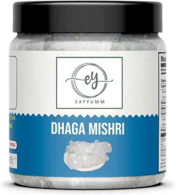 Eatyumm Dhaga-Mishri | Rock Sugar (Pure Thread Crystal) | Thread Mishri | Mishri Crystal | In Fresh Rock Sugar Candy (100gm)