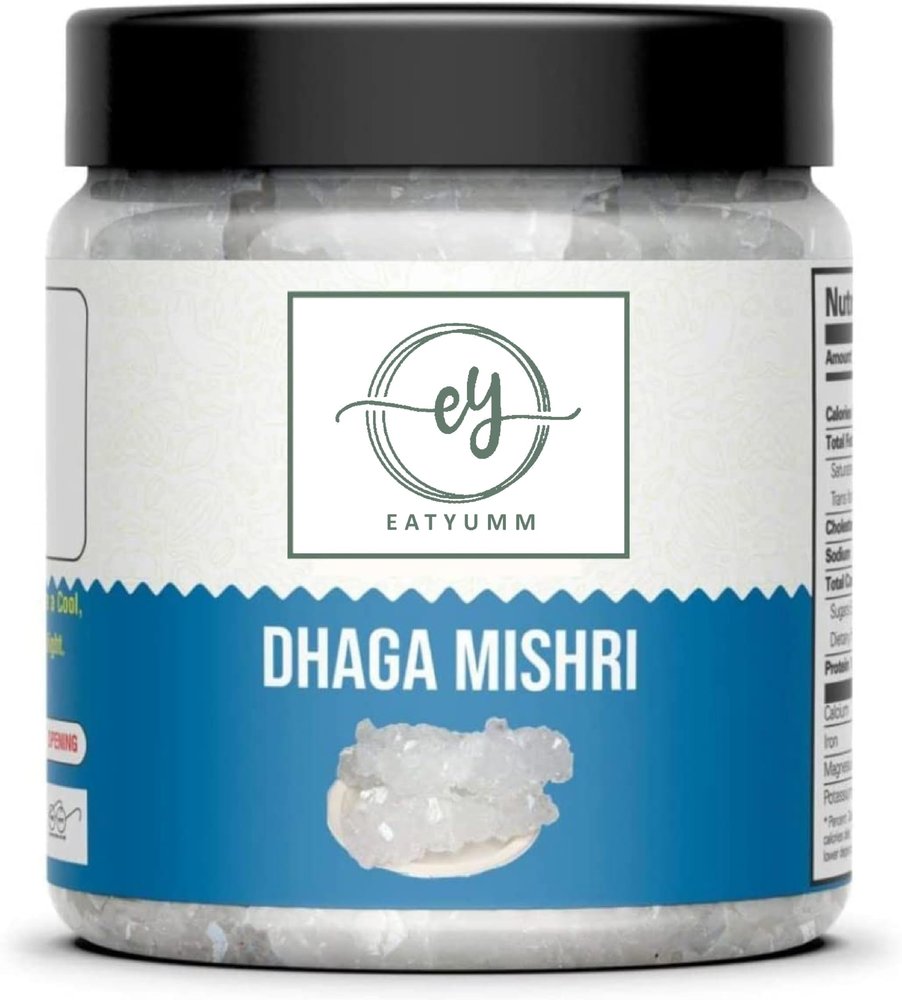Eatyumm Dhaga-Mishri | Rock Sugar (Pure Thread Crystal) | Thread Mishri | Mishri Crystal | In Fresh Rock Sugar Candy (100gm)