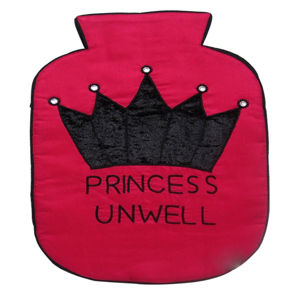 Hot Water Bag Cover Only | Hand Embroidered Style And Cotton Fabric For Heat Control Electric And Non Electric Hot Water Bottle Cover (Pink)