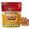 Brijbooti Manjistha Root - 50g | Manjistha Root Sticks | for Eating | Majith, Indian Madder, Manjishtha, Manjishta, Manjishta, Manjista | FSSAI, GMP, ISO Certified view 1