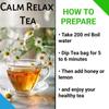 Asian Herbs Calm Relax - Promotes Relaxation, Stress Relief | Herbal Blend with Ashwagandha, Blue Pea Flower, Chamomile & Lavender (100grams) view 3