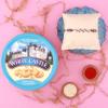 SFU E Com Blue & White Diamond Rakhi And Premium Cookies | Rakhi Gift For Brother | Rakhi Chocolate Gift | 059 view 1