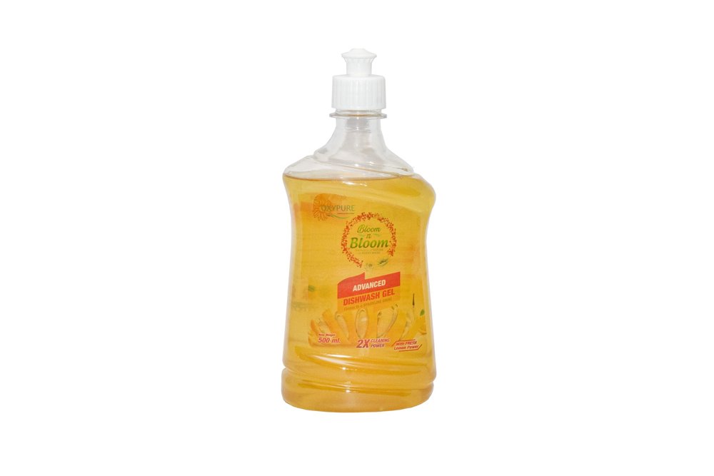 Bloom n Bloom Dish Wash, Lemon Scent, 500ml pack | Removes Tough Indian Grease I Designed By India's No.1 Dishwashing Brand