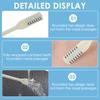 COMNICO Nasal Hair Cutter with Ear Picker, 3 Pcs Double Sided Nose Trimmer 2-in-1 Manual Nasal Hair Razor Cutter for Women & Men view 2