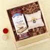 SFU E Com Premium Wafer Roll With Designer Rakhi Combo | Rakhi Chocolate Gift Pack | White Castle Chocolate | 38 view 1