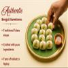 BANGLARMISTI Nolen Gur Jolbhora Sandesh Authentic Traditional Bengali Talsas Sandesh Soft Sweet Norompak Sandesh Winter Delicacy 10 Pieces Pack Delivered Fresh from Kolkata view 3