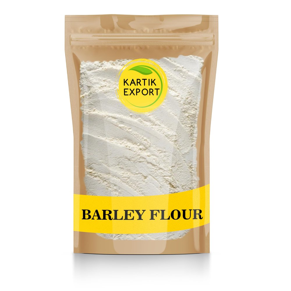 Kartik Export Barley Flour - Jau Ka Atta - Jau Flour - Gluten Free, 1Kg