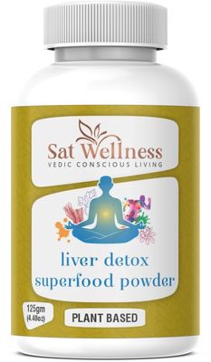Sat Wellness Liver Detox Superfood Powder Herbal Supplements For Personal Health Care Improvement