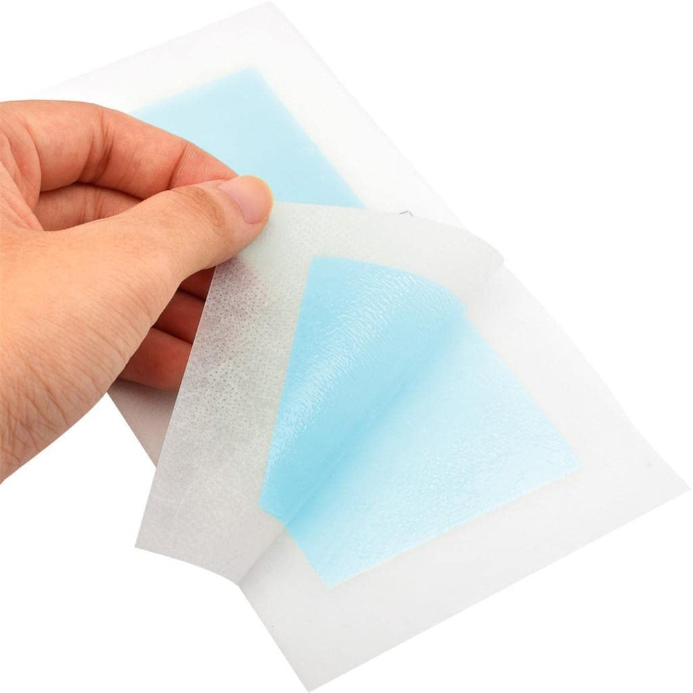 MERISHOPP 10 Piece Double Side Leg Arm Body Hair Removal Cold Wax Strips Paper Blue |Health & Beauty | Shaving & Hair Removal | Waxing Supplies