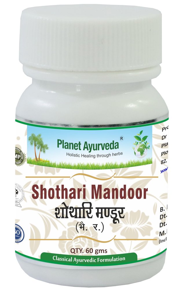 Planet Ayurveda SHOTHARI MANDOOR (60 TABLETS)