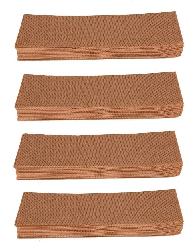 MKSL Body Wax Strips, Hair Removal Waxing Strips for Face, Legs, Underarms 100 GSM Thickness Non-Woven Fabric Strips for Womens (Pack of 50)