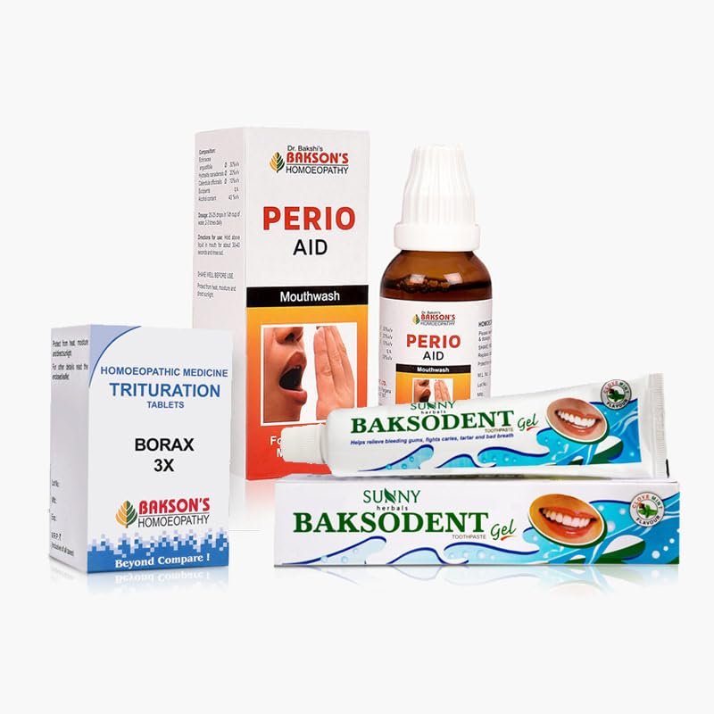 Dr. Bakshi's BAKSON'S HOMOEOPATHY Oral Health Pack