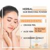 HTI Experts || Full Body Hair Removal Powder For Leg,10 Minute Painless Herbal Hair Removing Powder Orange Flavor (100G) view 2