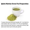 Wheat grass matcha green tea powder view 4