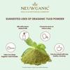 Neuwganic - Organic Tulsi Powder - India Organic and USDA Organic Certified - Holy Basil Powder - Ideal For Making Kadha, Tea & Chutney - 500 Gm view 4