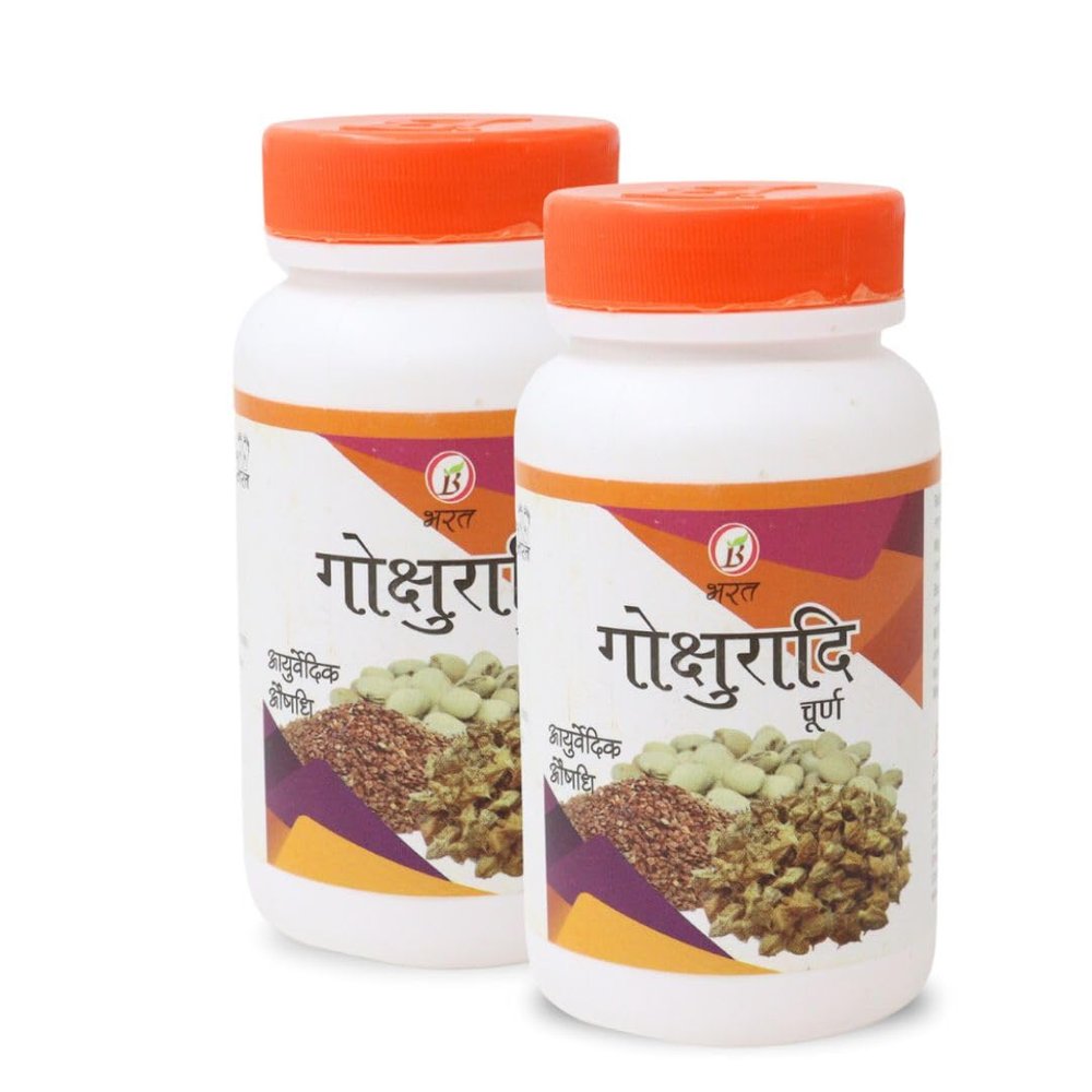 Bharat Ayurvedic Aushdhalaya Gokshuradi Churna, Powder 100gm (Pack of 2)