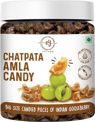 Eatyumm Chatpatta Amla Candy Chatpata Amla Candy (Salted & Spicy Indian Gooseberry), Boosts Immunity and Digestion (400gm)