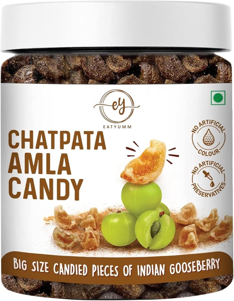 Eatyumm Chatpatta Amla Candy Chatpata Amla Candy (Salted & Spicy Indian Gooseberry), Boosts Immunity and Digestion (400gm)