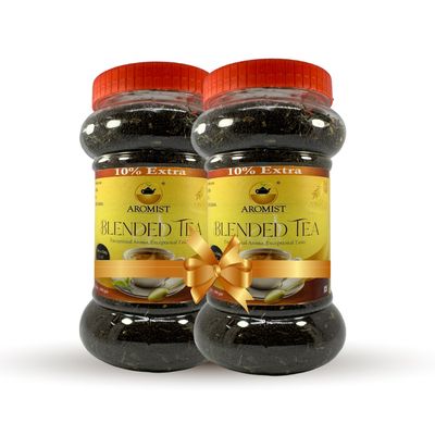 Aromist Blended Tea (200 Gm) | Pack of 2 | Rich Strengh | Strong Chai | Darjeeling Leaf Blend | Refreshing | Darjeeling Tea Aroma| All Natural Ingredients | No Preservatives