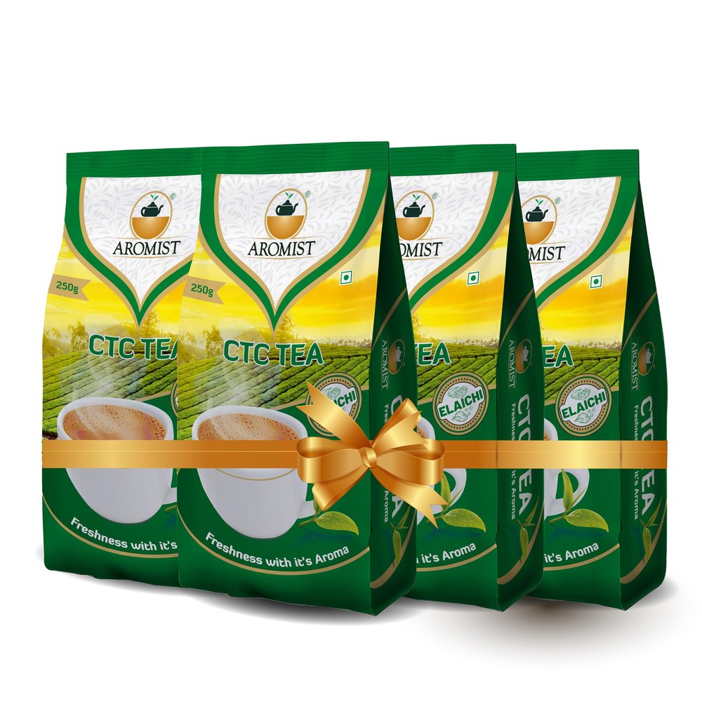 Aromist Premium CTC Tea (250 Gm) Pack of 4