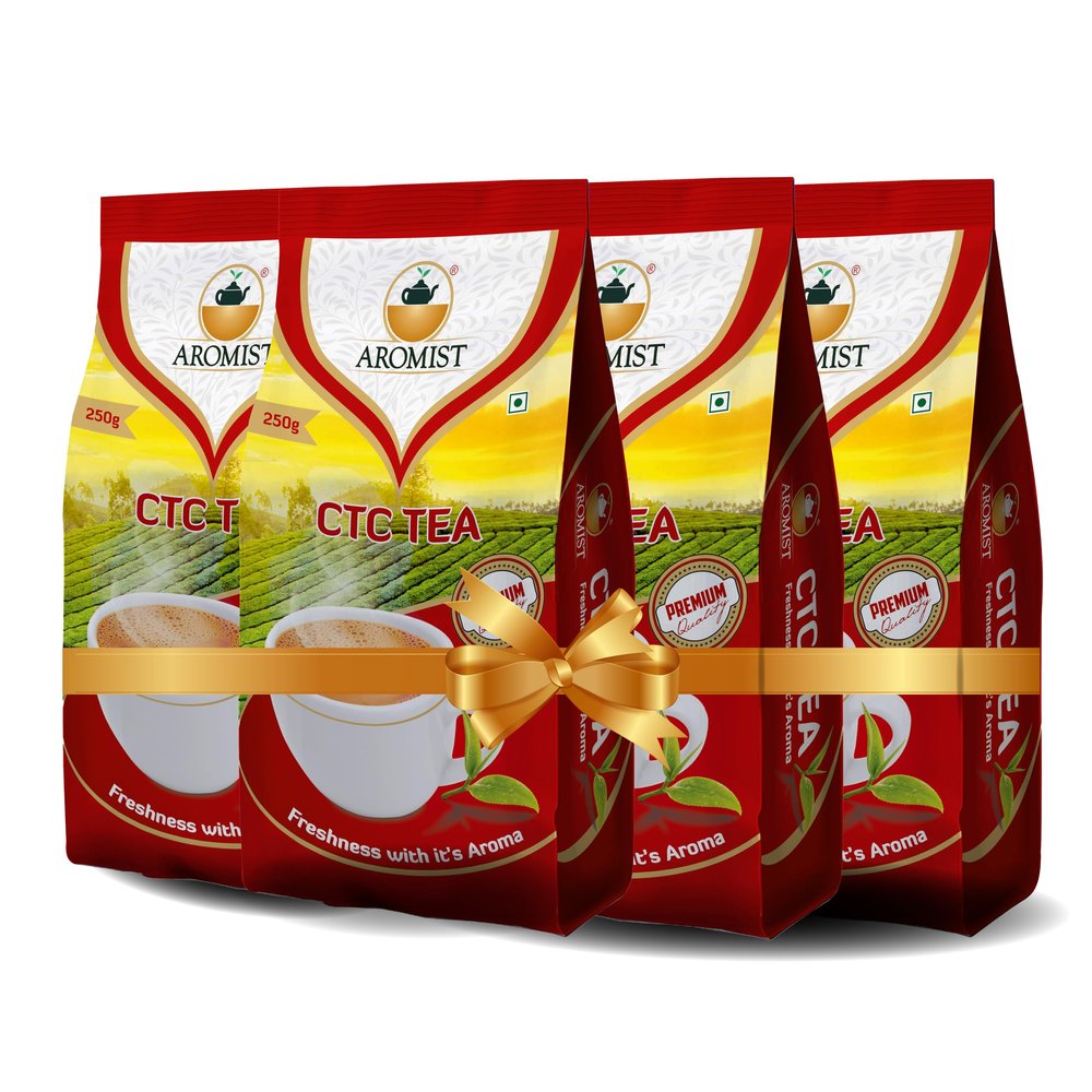 Aromist Premium CTC Tea (250 Gm) Pack of 4