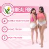 everteen Disposable Period Panties for Women & Girls - L-XL Size, (10 x 2) Cotton Soft Sanitary Pads Period Panty for Heavy Flow, Maternity Pads, Postpartum & Overnight 360 Degree Leakage Protection - Pack of 2 view 4