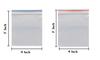 Ohmnamo Premium Reusable/Resealable Zip Lock Covers Pouch Bags, 4 x 5 inches, 400 Pieces (Transparent) view 2